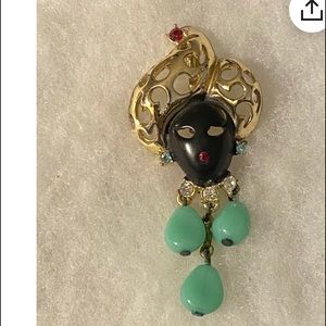 VINTAGE BLACKAMOOR BROACH/PIN